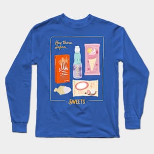 Kawaii Japanese Sweets Snacks Long Sleeve T-Shirt